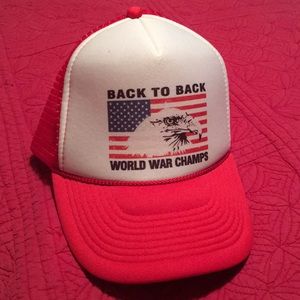 Back to back world war champs hat